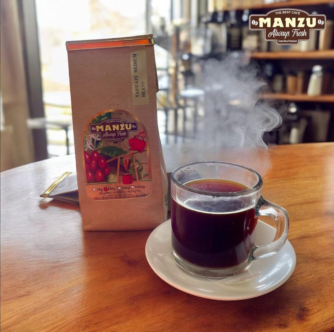 Bolsa de café tarrazu claro